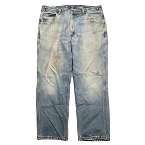 Vintage Key Workwear Faded Distressed Jeans 36x29 Carpenter Utility Y2K